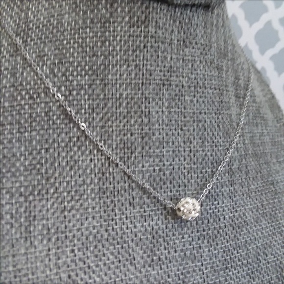 Rhinestone Bead Necklace - Picture 2 of 3